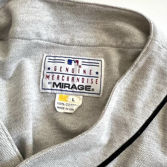 Vintage Chicago White Sox Jersey Shirt MLB Genuine Mirage Gray Men’s Large 90s - Picture 4 of 10